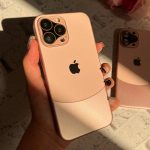 قاب موبایل آیفون کانسپت لنز 16 صورتی