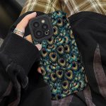 خرید قاب موبایل آیفون طرح طاووس