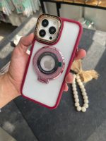 قاب موبایل آیفون استندی Kathy tech زرشکی - Image 2