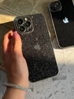 قاب موبایل آیفون تمام شاینی مشکی