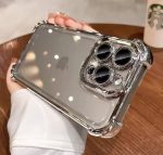 قاب موبایل آیفون کوینال ساده نقره ای