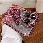 خرید قاب موبایل آکواریومی صورتی