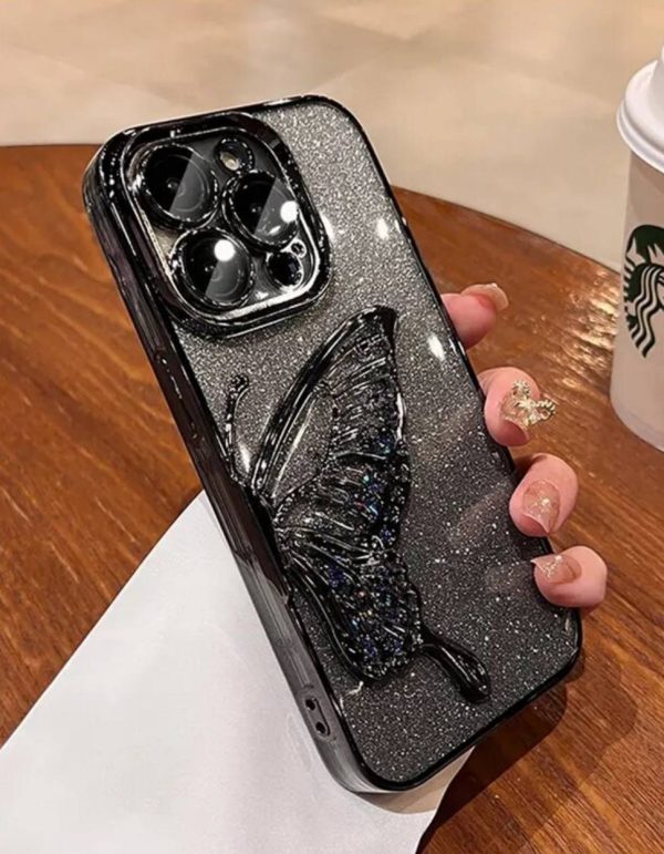 خرید قاب آیفون آکواریومی مشکی