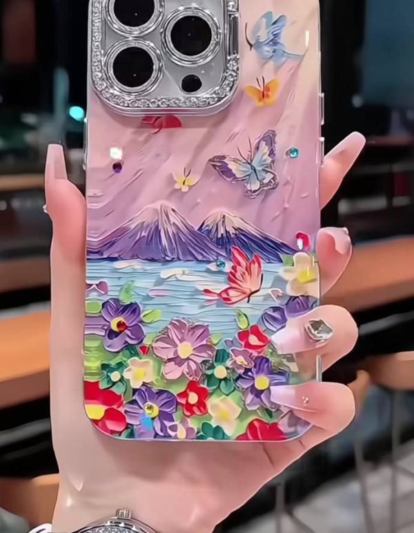 خرید قاب موبایل آیفون طرح‌دار رنگی