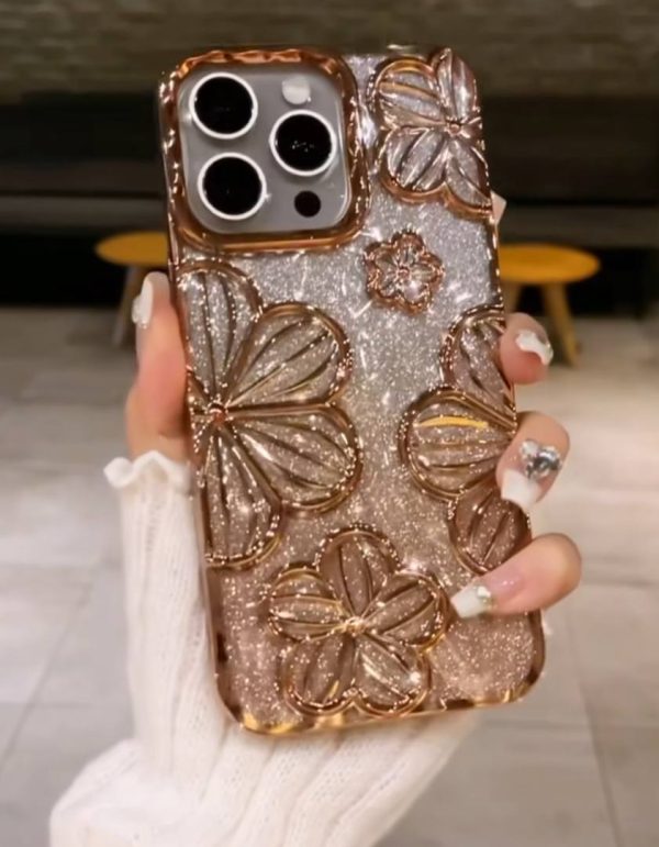 خرید کاور آیفون شاین طلایی