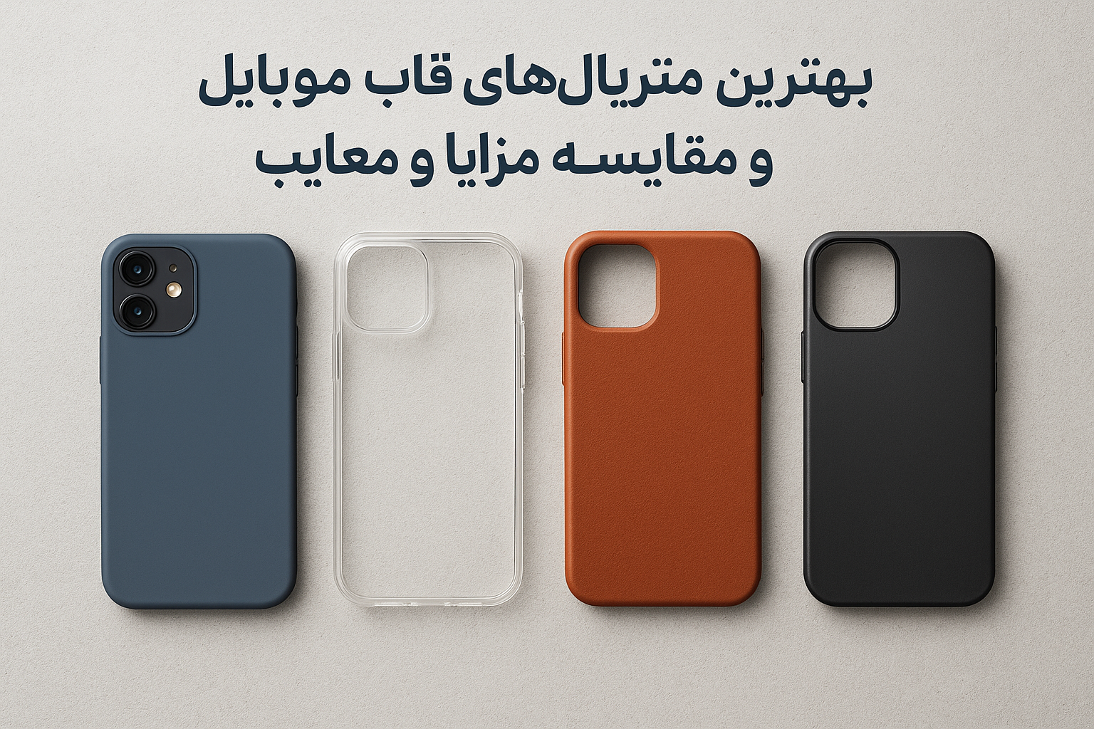 مقایسه انواع قاب های گوشی آیفون