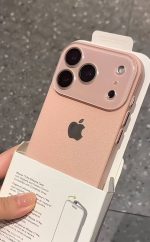 قاب موبایل چرمی Pink - Image 2